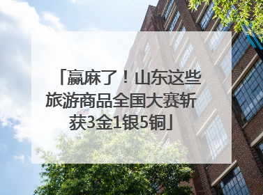 赢麻了！山东这些旅游商品全国大赛斩获3金1银5铜