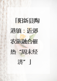 阳新县陶港镇：近郊农旅融合催热“周末经济”