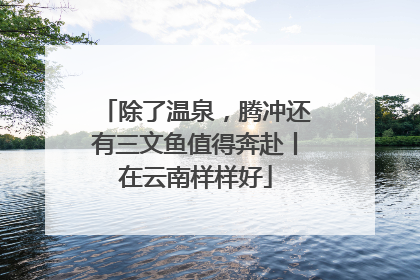 除了温泉，腾冲还有三文鱼值得奔赴丨在云南样样好