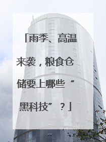 雨季、高温来袭，粮食仓储要上哪些“黑科技”？