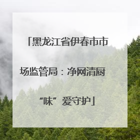 黑龙江省伊春市市场监管局：净网清厨 “味”爱守护