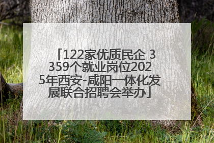 122家优质民企 3359个就业岗位2025年西安-咸阳一体化发展联合招聘会举办