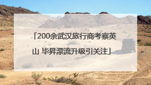 200余武汉旅行商考察英山 毕昇漂流升级引关注