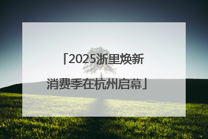 2025浙里焕新消费季在杭州启幕