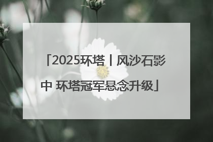 2025环塔丨风沙石影中 环塔冠军悬念升级