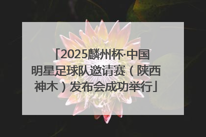 2025麟州杯·中国明星足球队邀请赛（陕西神木）发布会成功举行
