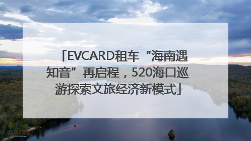 EVCARD租车“海南遇知音”再启程，520海口巡游探索文旅经济新模式