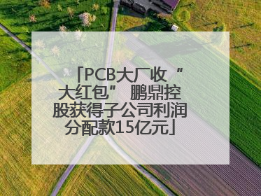 PCB大厂收“大红包” 鹏鼎控股获得子公司利润分配款15亿元
